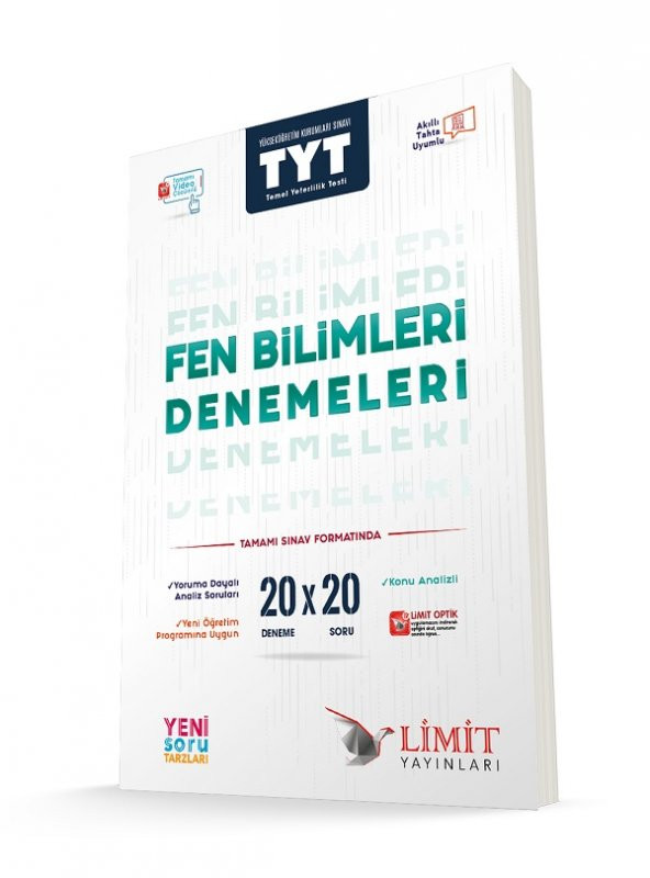 Limit Tyt 20 Li Fen Bilimleri Denemeleri 2023
