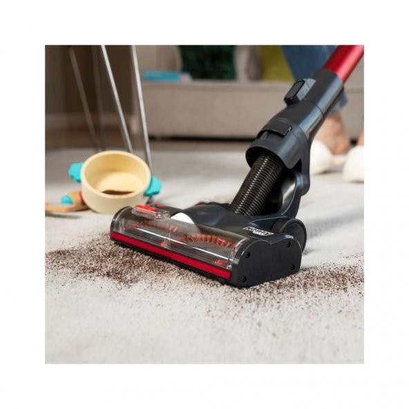 Numatic Henry Quick Dikey Şarjlı Süpürge Kırmızı - 3