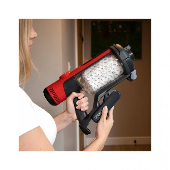 Numatic Henry Quick Dikey Şarjlı Süpürge Kırmızı - 5