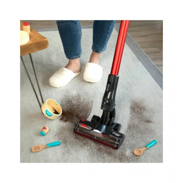 Numatic Henry Quick Dikey Şarjlı Süpürge Kırmızı - 7