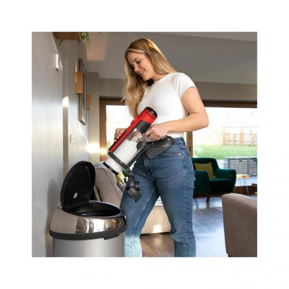 Numatic Henry Quick Dikey Şarjlı Süpürge Kırmızı - 8