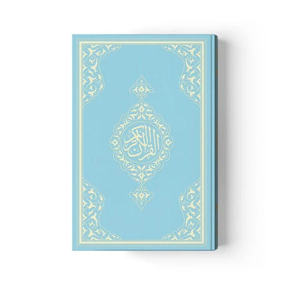 2 Renkli Orta Boy Kur'An-I Kerim (Miklepsiz) Mavi ürün görseli