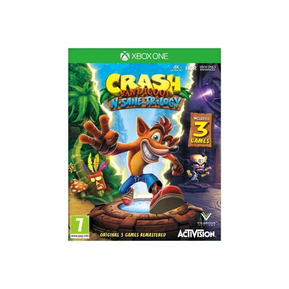 Crash Bandicoot N. Sane Trilogy Xbox One Oyun