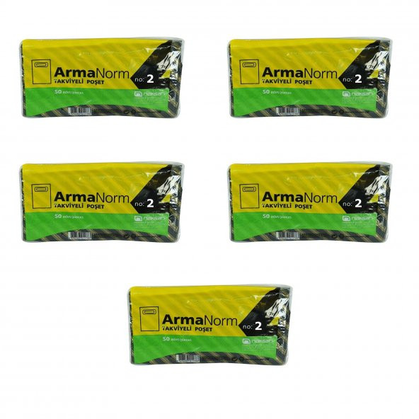 Naksan Takviyeli İnce Desenli Çizgili Siyah Çanta Poşet Torba - 2 No - 26x38 Cm. - 50 Adetlik 5 Paket