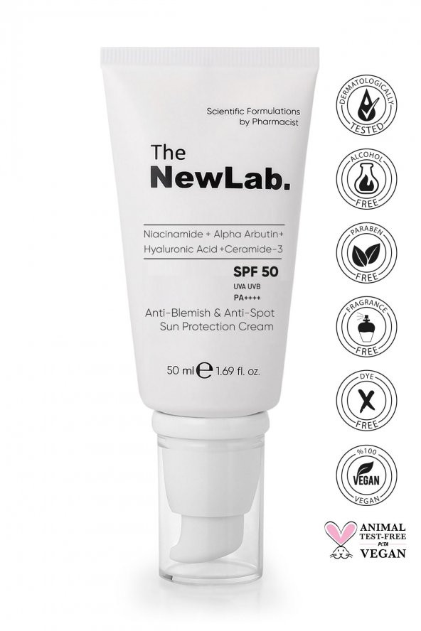 Akne, Siyah Nokta Ve Leke Önleyici Güneş Kremi 50 Spf (uva/uvb Pa ) Tüm Cilt Tipleri- Su Bazlı - 1