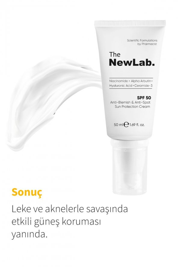 Akne, Siyah Nokta Ve Leke Önleyici Güneş Kremi 50 Spf (uva/uvb Pa ) Tüm Cilt Tipleri- Su Bazlı - 3