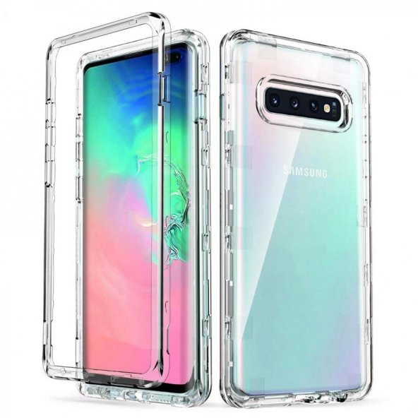 360 Derece Şeffaf Kristal Silikon Kılıf Tam Koruma - 6