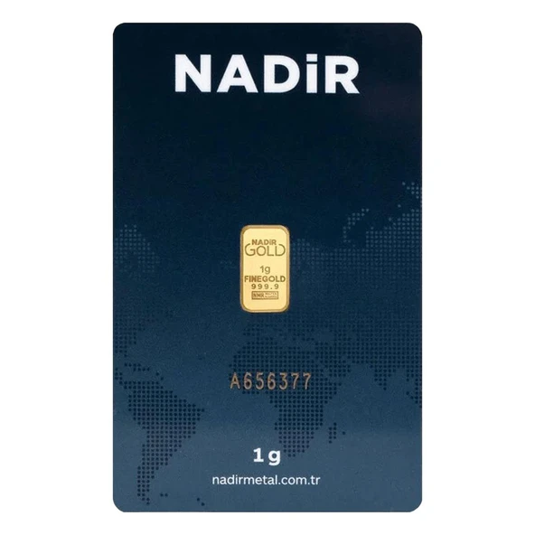 RimaGold 1 gr 24 Ayar 999.9 Milyem NadirGold Gram Altın