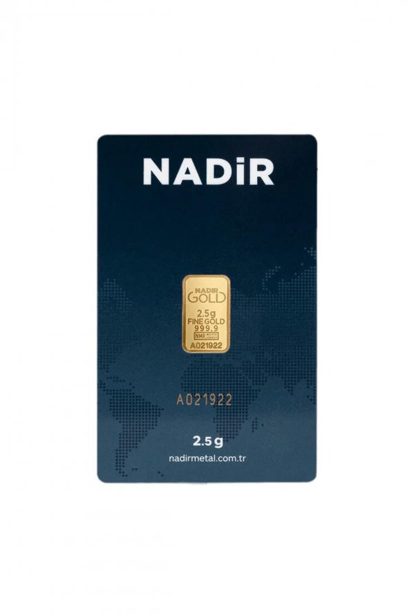 2.5 gr 24 Ayar 999.9 Milyem NadirGold Gram Altın