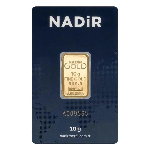 RimaGold 10 gr 24 Ayar 999.9 Milyem NadirGold Gram Altın