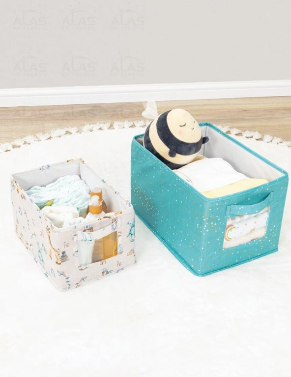 DECODEMA Bebek Çocuk Pencereli Çekmece ve Dolap Düzenleyici 2li Organizer - 4