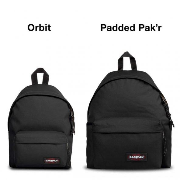 Minik Boy Eastpak Sırt Çantası Orbit Siyah Black 008