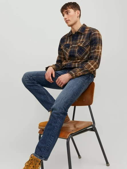 JACK JONES Mike Model Rahat Kesim Kot Pantolon 12237306 - 6