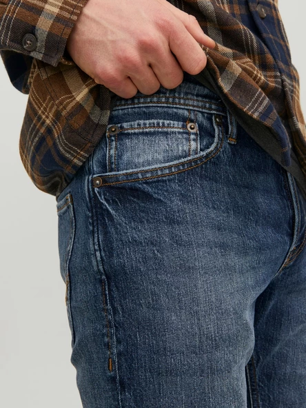 JACK JONES Mike Model Rahat Kesim Kot Pantolon 12237306 - 5