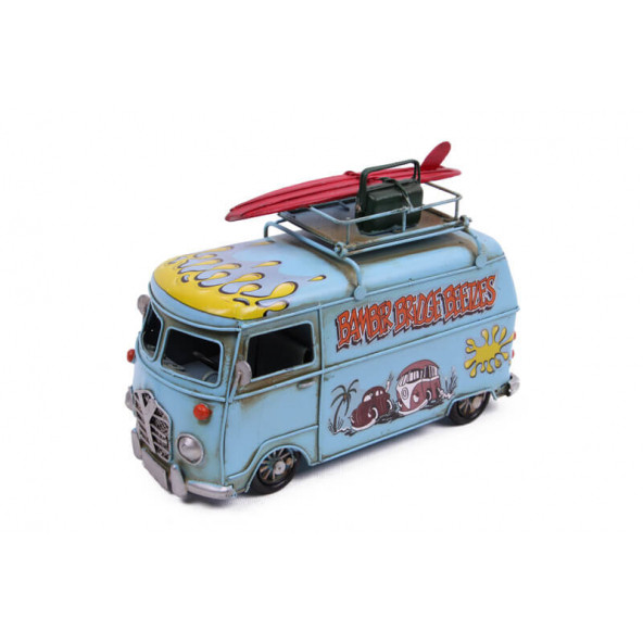 Dekoratif Metal Minibüs Çerçeveli ve Kumbaralı 1510E-5379 Model-M25 - 4