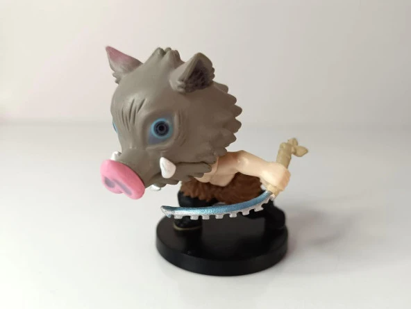 Anime Demon Slayer Inosuke Hashibira İblis Avcısı Mini Figür Eylem Karakter Figür Oyuncak Biblo 8 cm