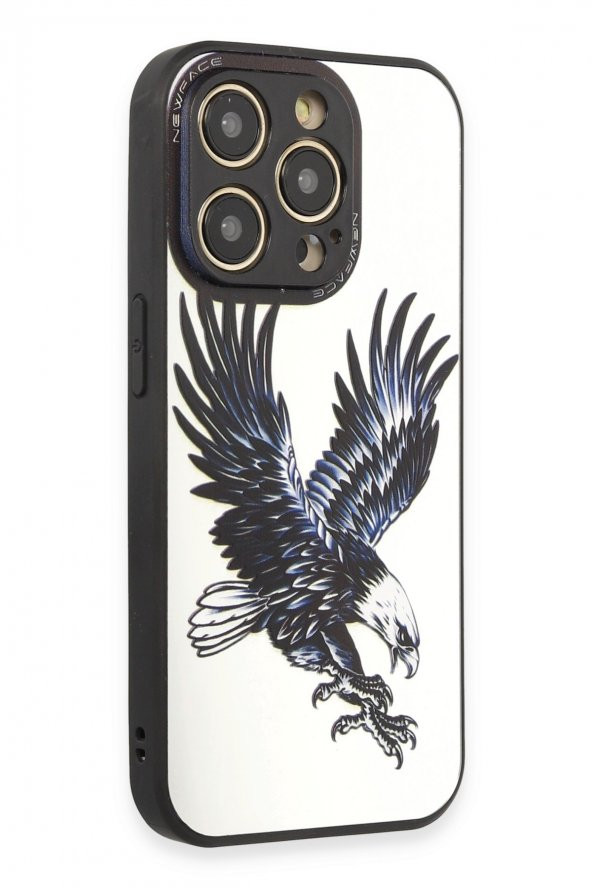 NewFace iPhone 14 Pro Max Kılıf Mirror Desenli Kapak - Mirror - 1