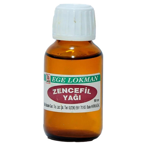 Ege Lokman Zencefil Yağı Organik Ginger Oil 50CC - 5