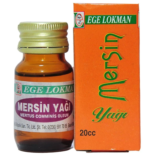 Ege Lokman Mersin Yağı Mertus Comminis Oleum 20CC