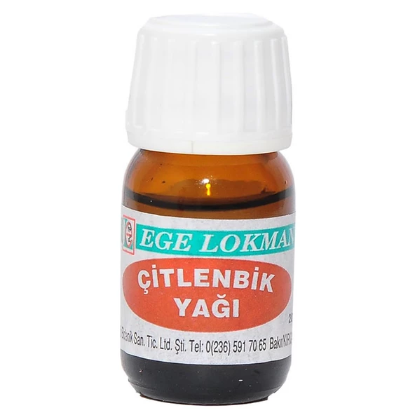 Ege Lokman Çitlenbik Yağı Çitlembik Çetlenbik Bıttım Yağı 20CC - 3