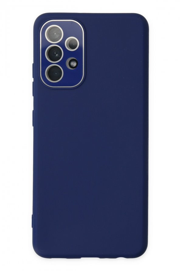 NewFace Samsung Galaxy A33 5G Kılıf Lansman Glass Kapak - Sky Blue
