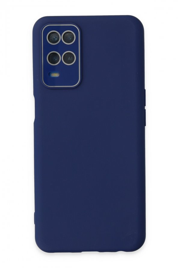NewFace Oppo A54 4G Kılıf Lansman Glass Kapak - Sky Blue