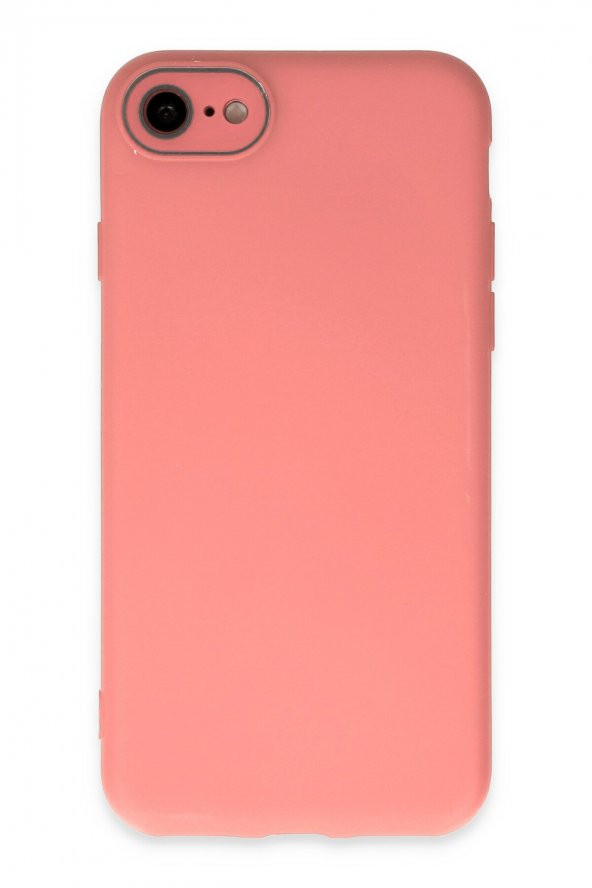 NewFace iPhone SE 2020 Kılıf Lansman Glass Kapak - Pembe