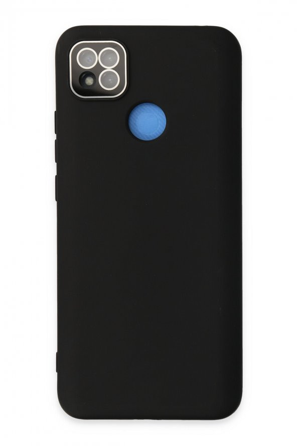 NewFace Xiaomi Redmi 9C Kılıf Lansman Glass Kapak - Siyah