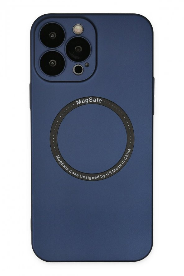 NewFace iPhone 13 Pro Max Kılıf Jack Magneticsafe Lens Silikon - Rose Gold