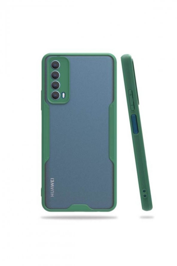 NewFace Huawei P Smart 2021 Kılıf Platin - Yeşil