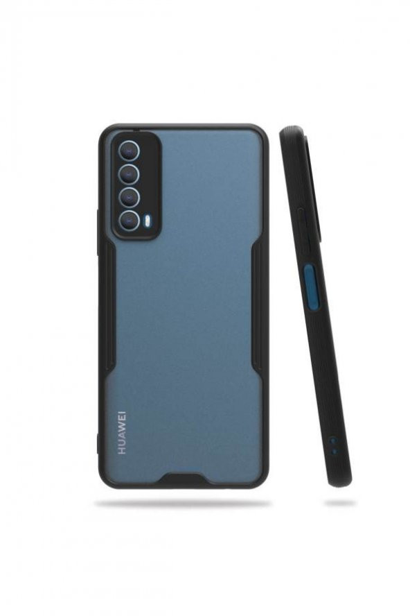 NewFace Huawei P Smart 2021 Kılıf Platin - Siyah