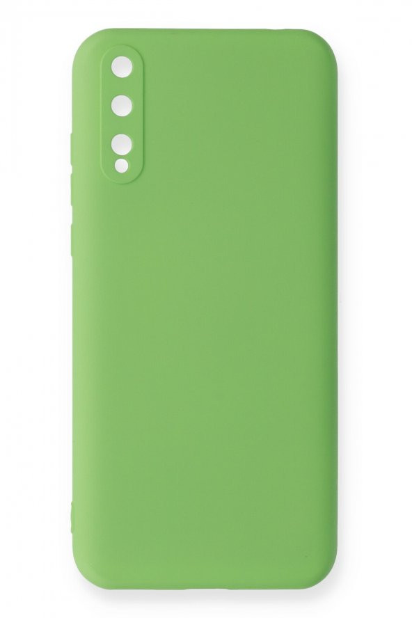 NewFace Huawei P Smart S Kılıf Nano içi Kadife  Silikon - Yeşil