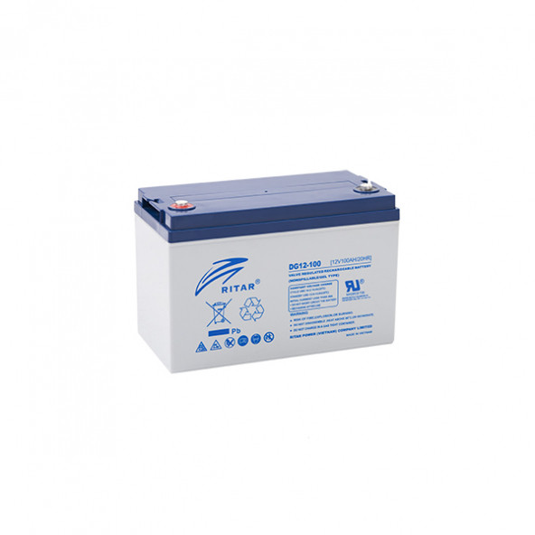 RİTAR 12 VOLT 100 AMPER JEL AKÜ(2 YIL GARANTİ)