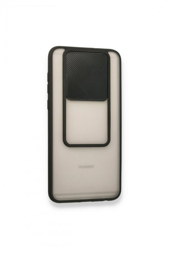 NewFace Huawei Mate 10 Lite Uyumlu Kamera Korumalı Kızaklı Mat Sert Kapak Silikon Kılıf - 2