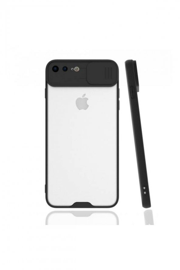 NewFace iPhone 7 Plus Kılıf Platin Lens - Siyah