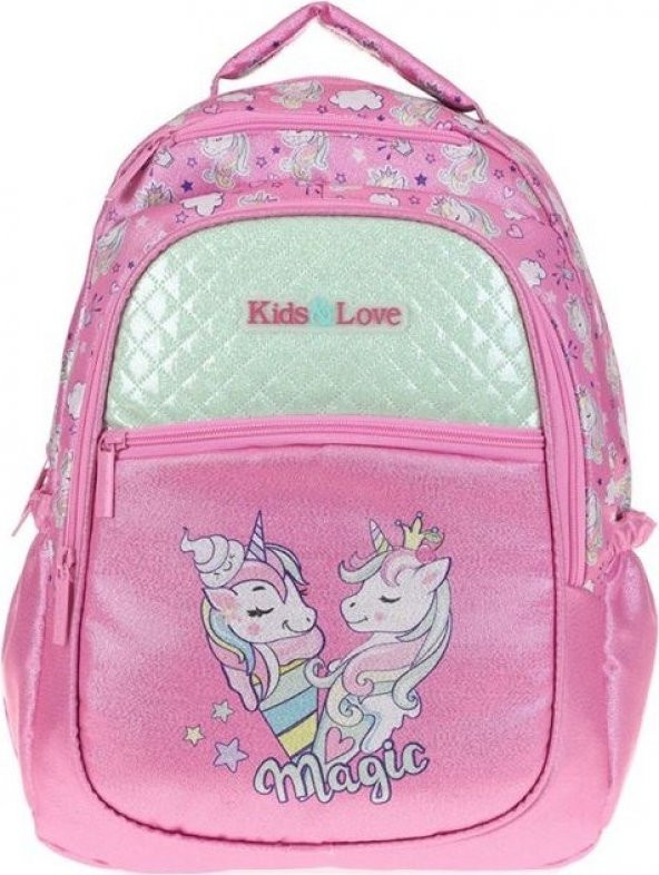 Kaukko Kids&love Kapitone Unicorn Sırt Çantası L5100