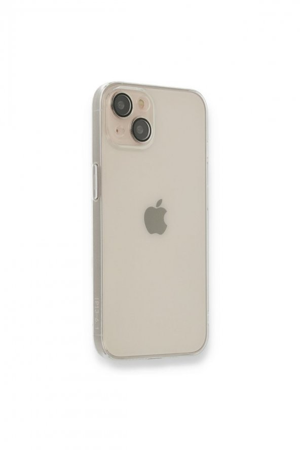 NewFace Apple Iphone 13 Şeffaf Renkli Transparan Kamera Lens Korumalı Kılıf Iphone 13