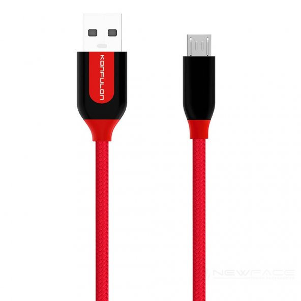 Konfulon Konfulon S50-Micro-USB KABLO-kırmızı