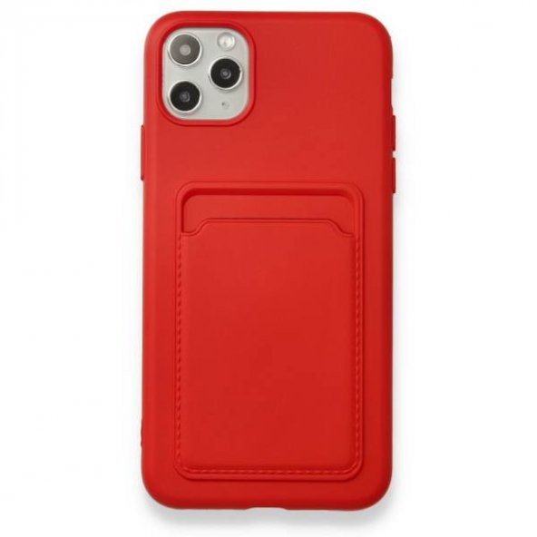 NewFace Apple Iphone 11 Pro Max Kılıf Lansman Kamera Korumalı Kartlıklı Bölmeli Silikon Kılıf İphone 11 - 1