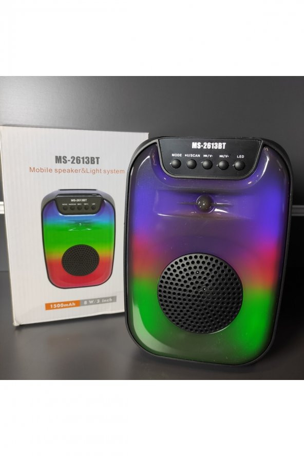 ACL Ms-2613 Taşınabilir Bluetooth Speaker - Hoparlör - Flash Bellek Hediyeli