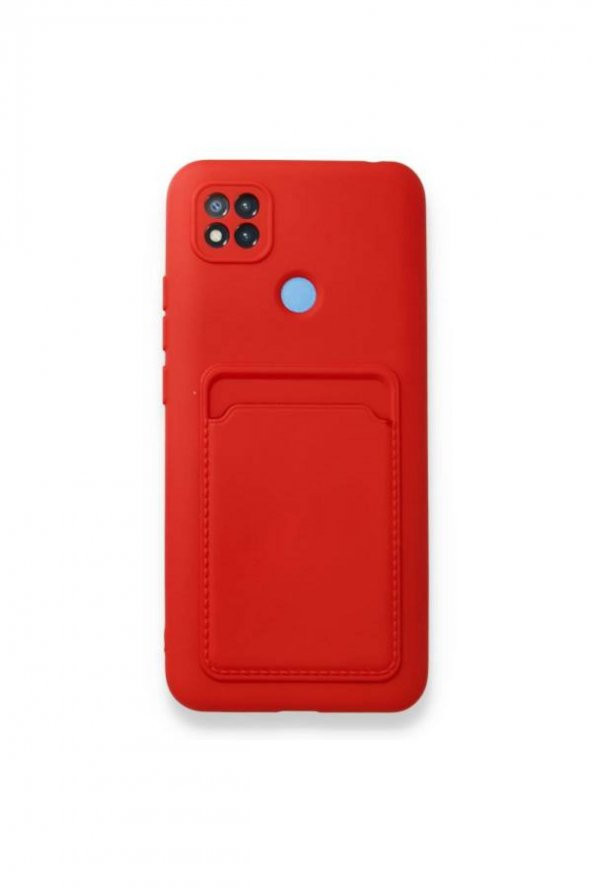 NewFace Xiaomi Redmi 9cKamera Korumalı Kartlıklı Kart Bölmeli Lansman Dokulu  Redmi 9c Kılıf