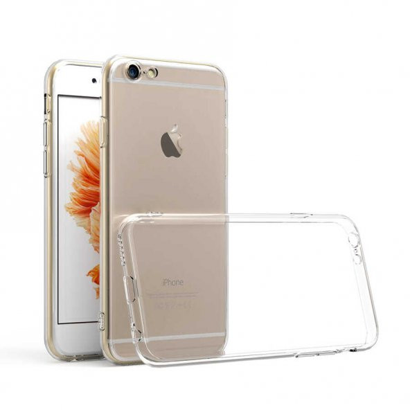 Apple iPhone 6 Kılıf  Kamera Korumalı Süper Silikon Kapak - 2