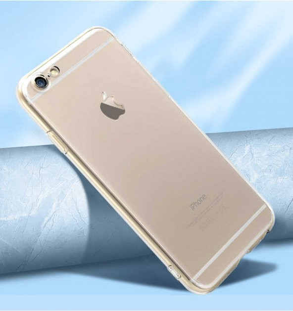 Apple iPhone 6 Kılıf  Kamera Korumalı Süper Silikon Kapak - 4