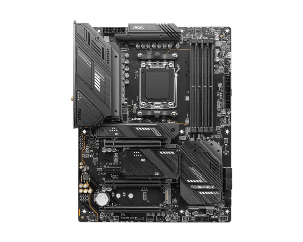 MB MAG X670E TOMAHAWK WIFI AM5 DDR5 6600MHZ(OC) 4x M.2 USB 3.2 HDMI DP 2.5G LAN AMD WIFI 6E RGB ATX - 2