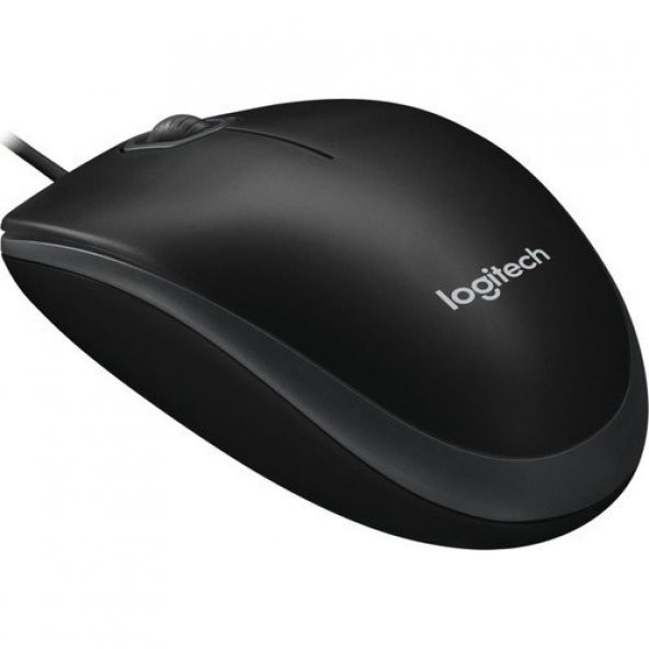 LOGITECH M100 KABLOLU SİYAH MOUSE 910-006652 - 2