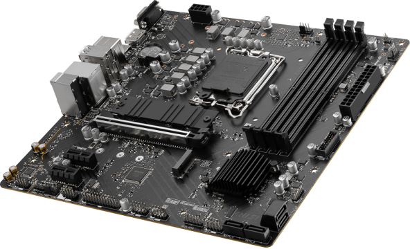 PRO B760M-P SOKET 1700 DDR5 6800MHZ(OC) PCI-E Gen4 2X M.2 USB3.2 DP HDMI GIGABIT LAN mATX - 3