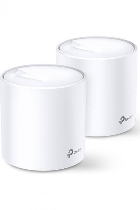 TP-LINK DECO X60(2-PACK) 3000MBPS 2.4 GHZ & 5 GHZ EV WI-FI SİSTEMİ INDOOR ACCESS POİNT/ROUTER