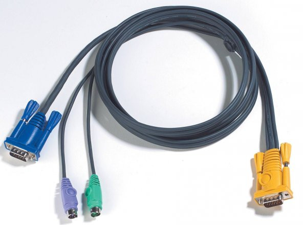 -2l-5202p  kvm için ps/2 bağlantı kablosu 1.8mt