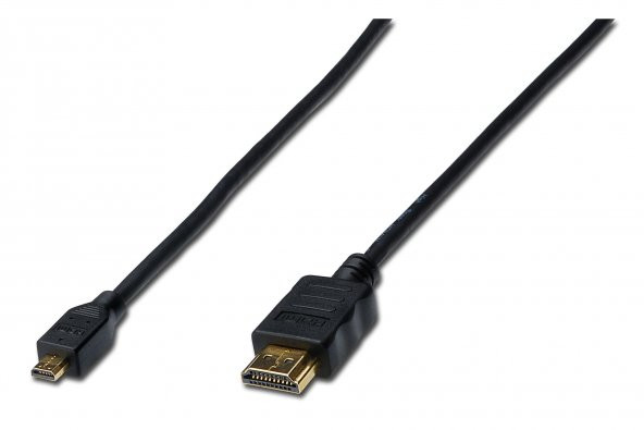 AK-330109-020-S 2 Metre HDMI-Micro HDMI Kablo Altın Kaplama