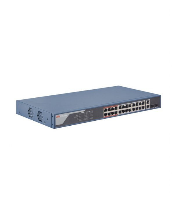 DS-3E1326P-EI 24 Port Fast Ethernet Smart POE Switch 301801790 ürün görseli